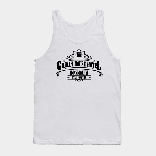 Gilman house Hotel - HP Lovecraft Tank Top by Duckfieldsketchbook01